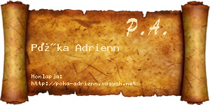Póka Adrienn névjegykártya
